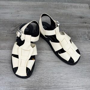Aquatalia Ginata Gladiator Sandals in Off White